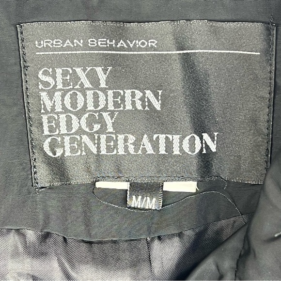 EUC-SEXY Modern Edgy Generation Urban Behavior DoubleBreasted belted Trench Coat - Picture 14 of 14